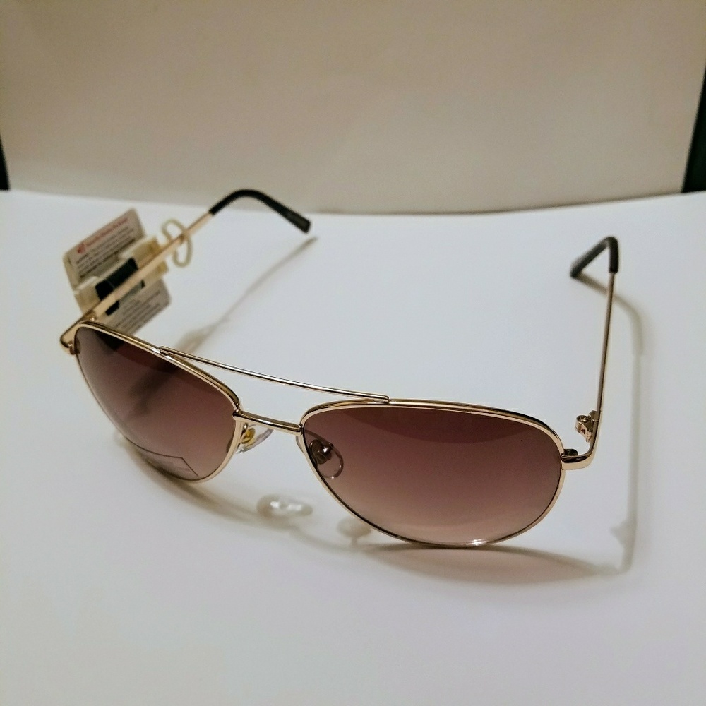 NWT SO Women's Gradient Aviator Sunglasses - Picture 3 of 8